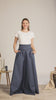 Complete design of Slate Blue High Waist Victorian Skirt 